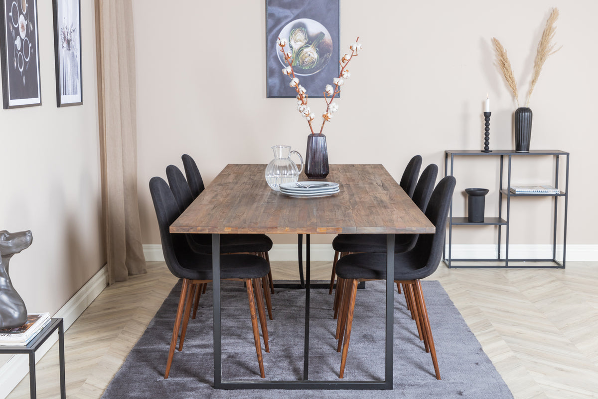 Rektangulært spisesæt