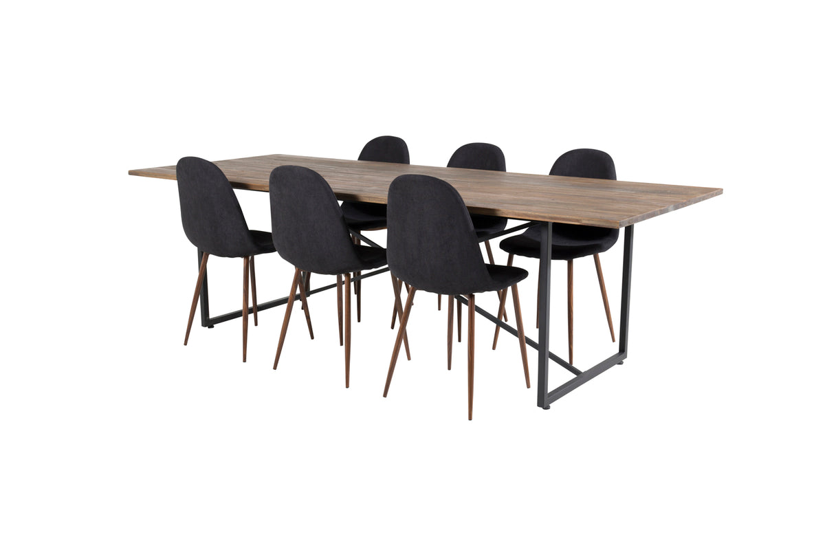 Rektangulært spisesæt