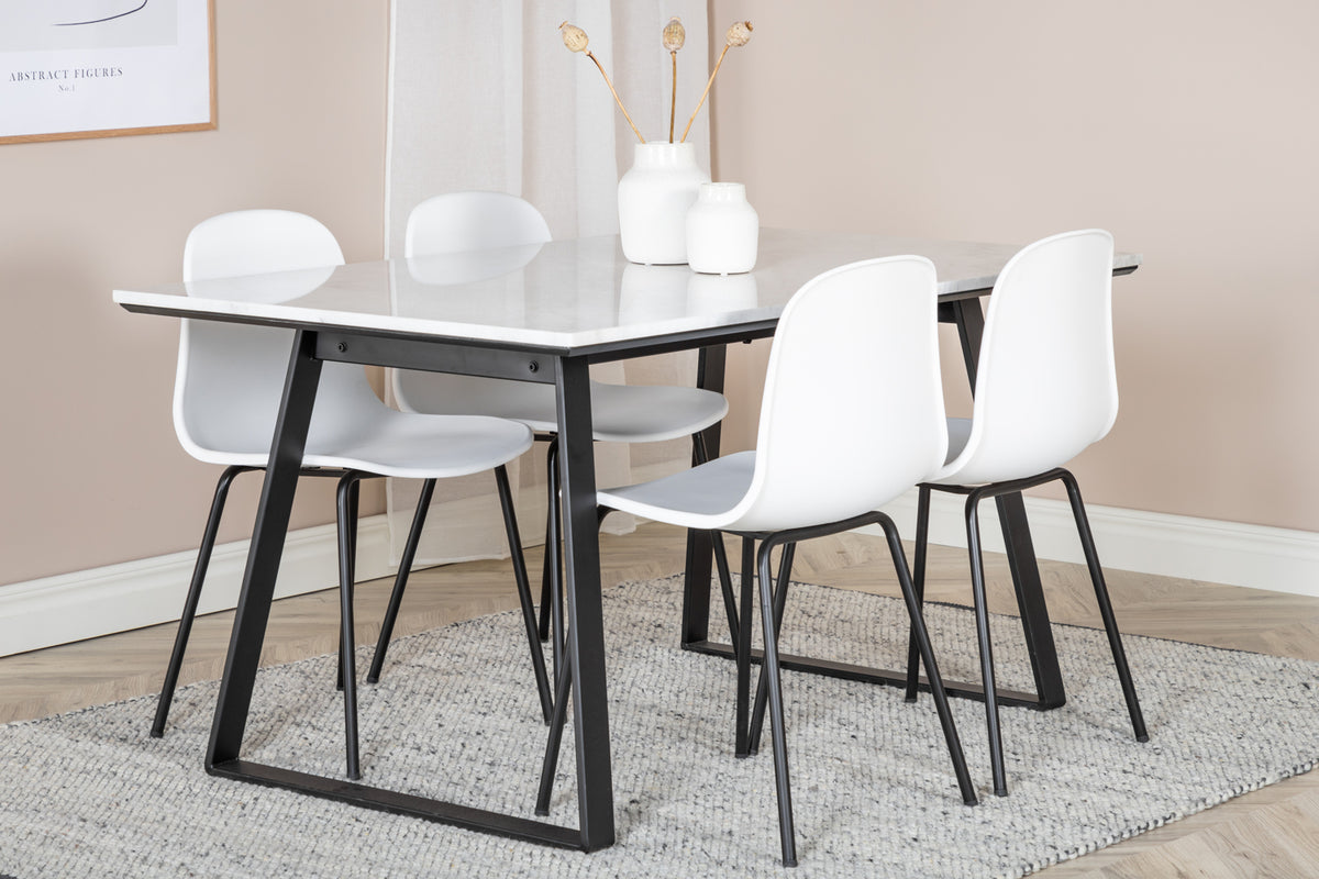 Estelle, Arctic Rektangulært Spisebordssæt