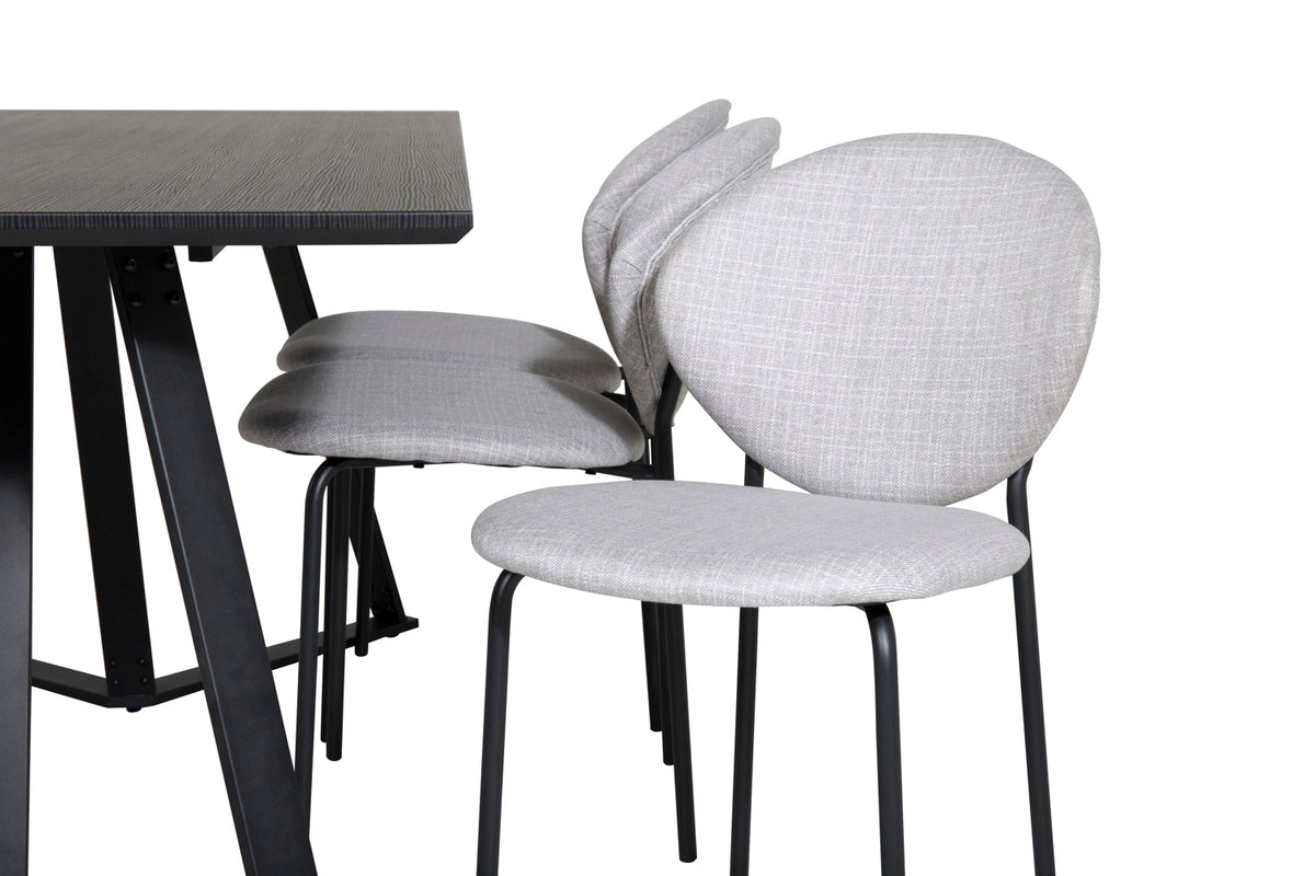 Marina, Vault Rektangulært Spisebordssæt