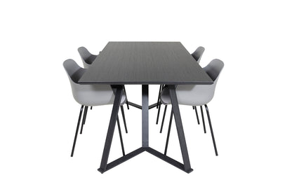 Marina, Comfort Rektangulært Spisebordssæt