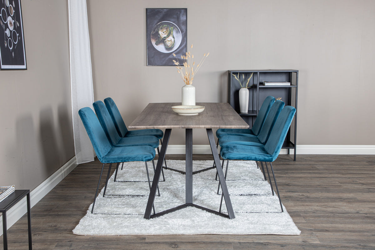 Marina, Muce Rektangulært Spisebordssæt