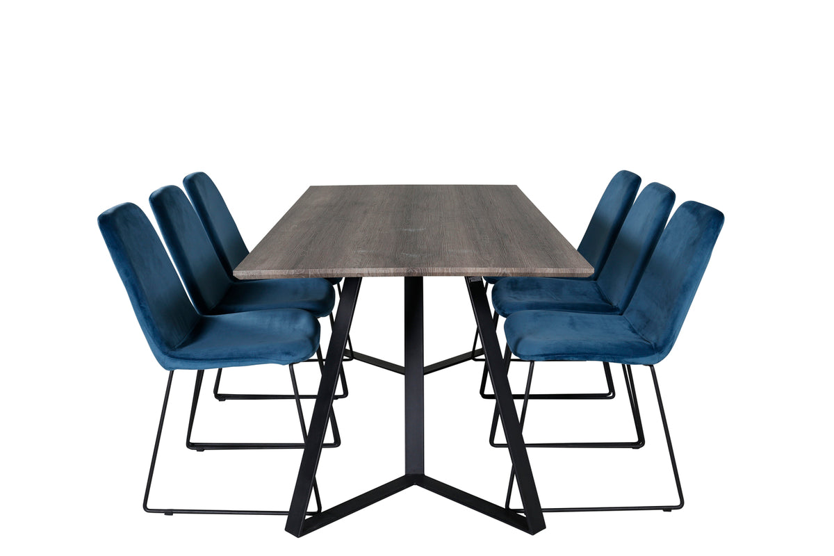 Marina, Muce Rektangulært Spisebordssæt