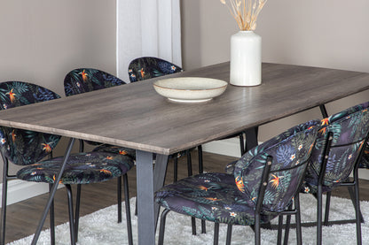 Marina, Vault rektangulært spisebordssæt