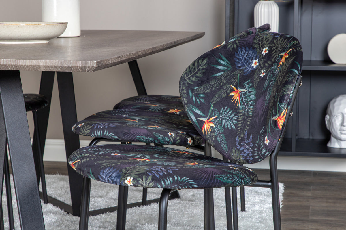 Marina, Vault rektangulært spisebordssæt