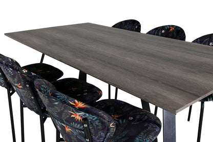 Marina, Vault rektangulært spisebordssæt