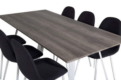 0 Rektangulære Spisegrupper