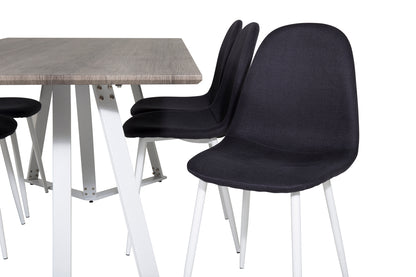 0 Rektangulære Spisegrupper