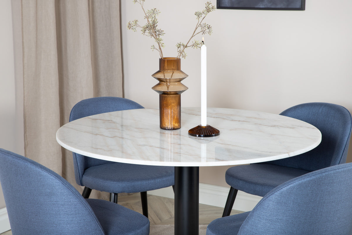 Estelle, Velvet Rundt Spisebordssæt