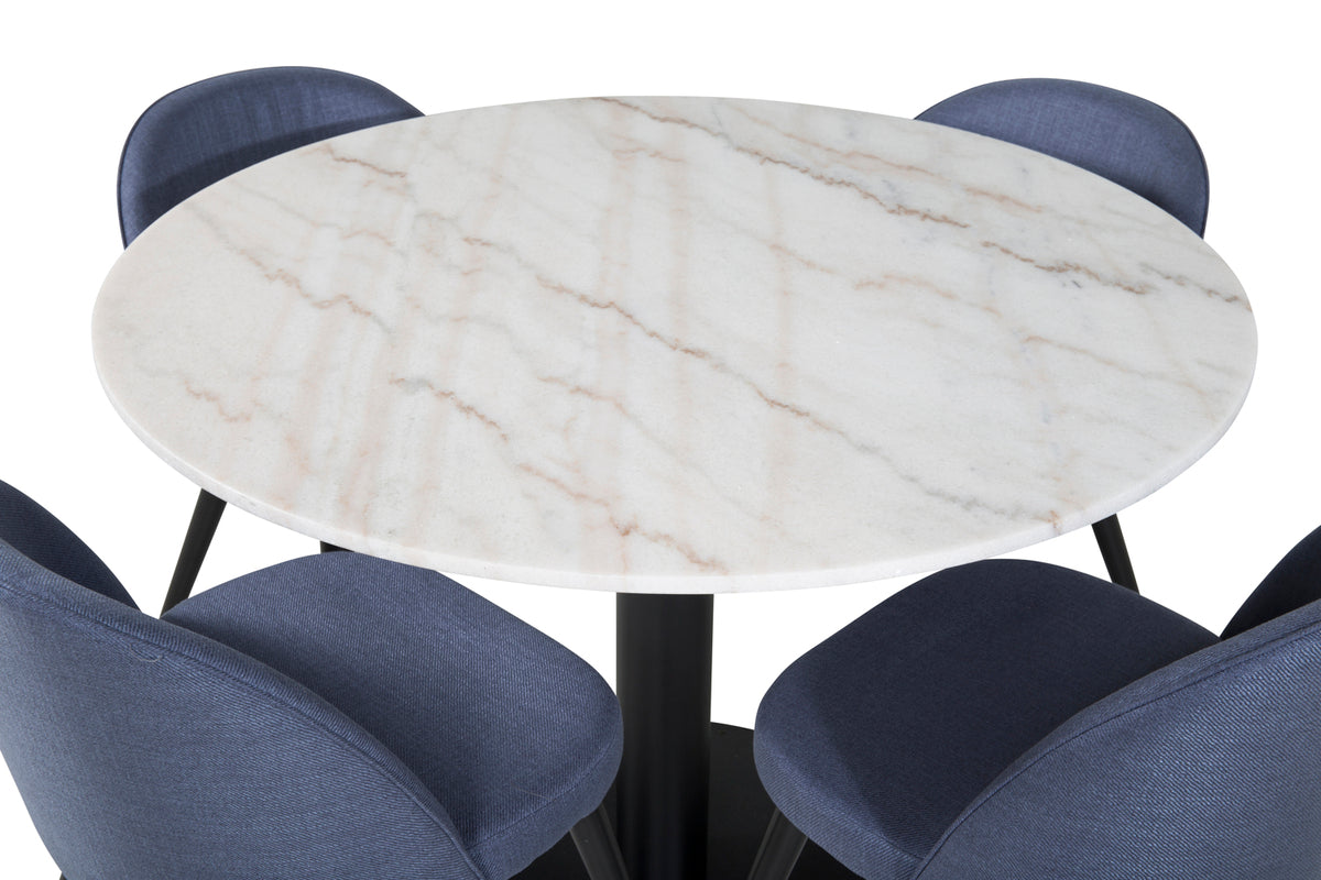 Estelle, Velvet Rundt Spisebordssæt