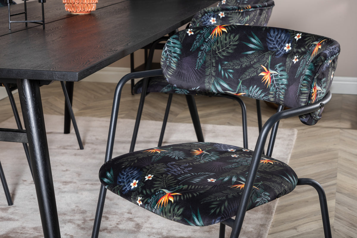 Sleek, Arrow Rektangulært Spisebordssæt