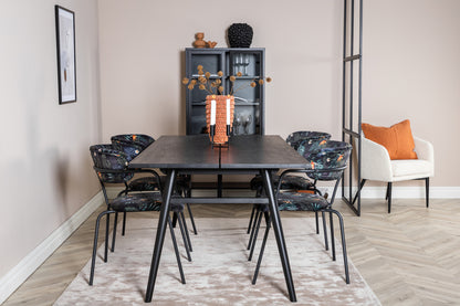 Sleek, Arrow Rektangulært Spisebordssæt