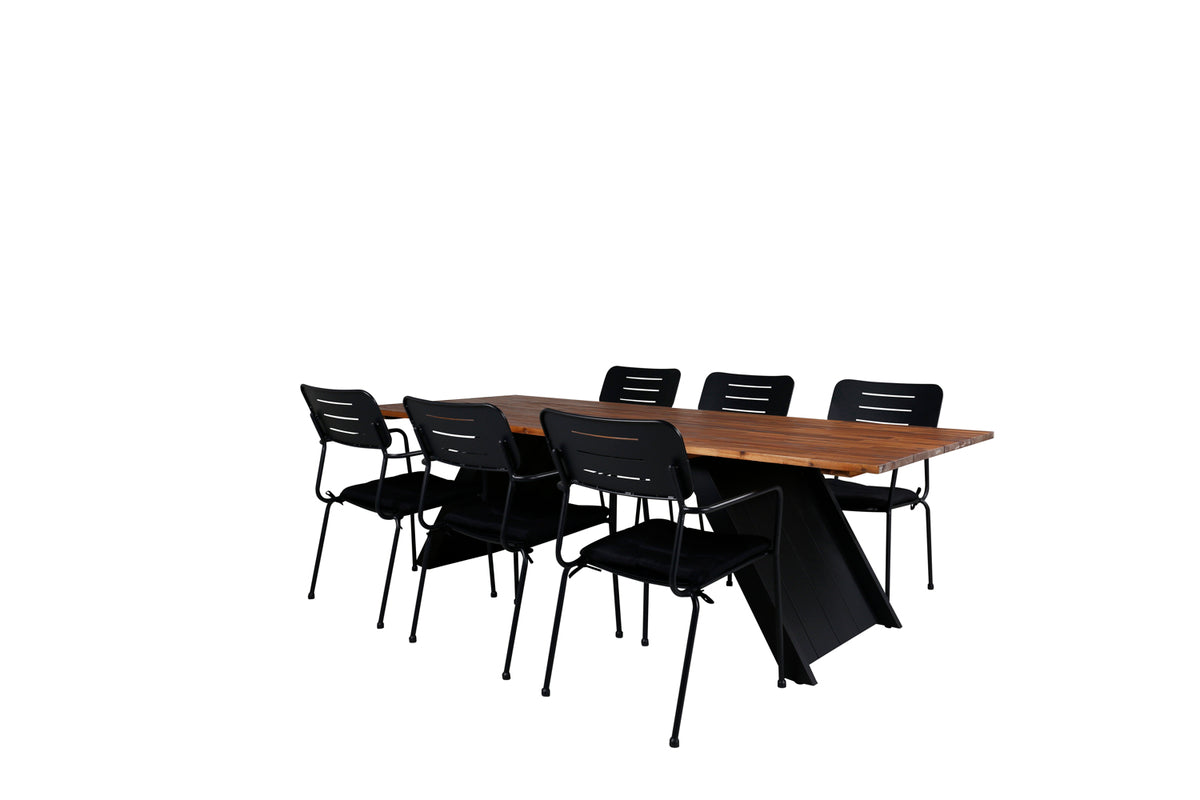 Doory, Nicke Spisegrupper Sort Natur