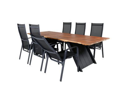 Doory, Copacabana Spisegrupper Sort Natur