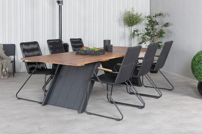 Doory, Bois Spisegrupper Sort Natur