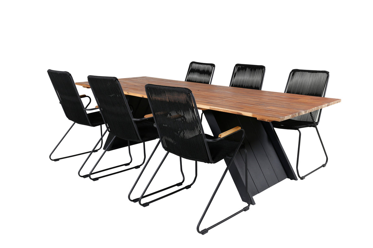 Doory, Bois Spisegrupper Sort Natur