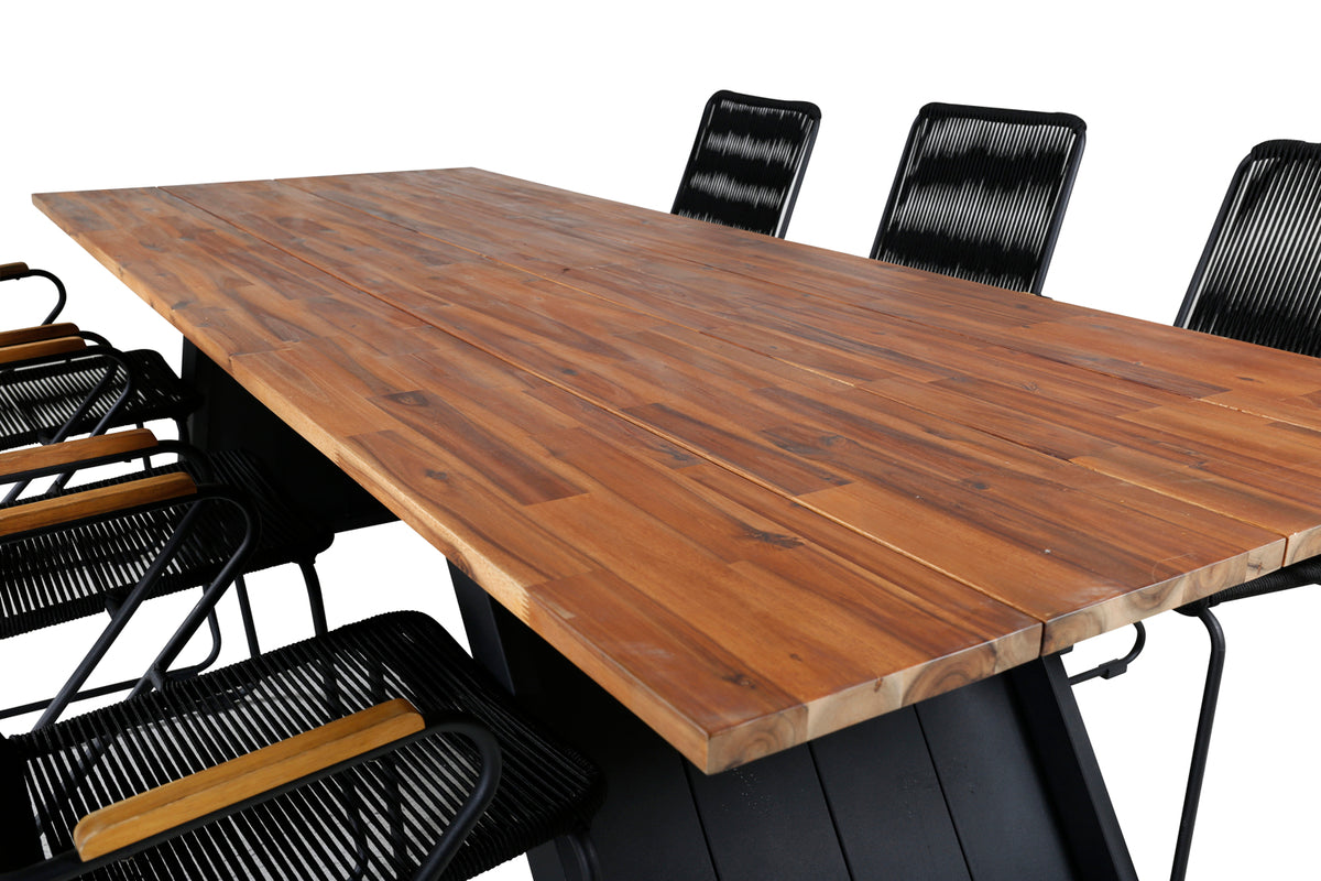 Doory, Bois Spisegrupper Sort Natur