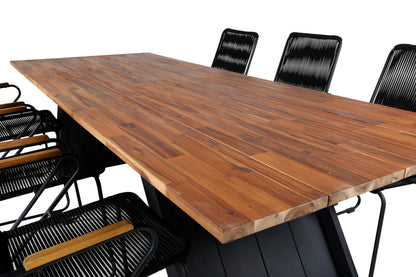 Doory, Bois Spisegrupper Sort Natur