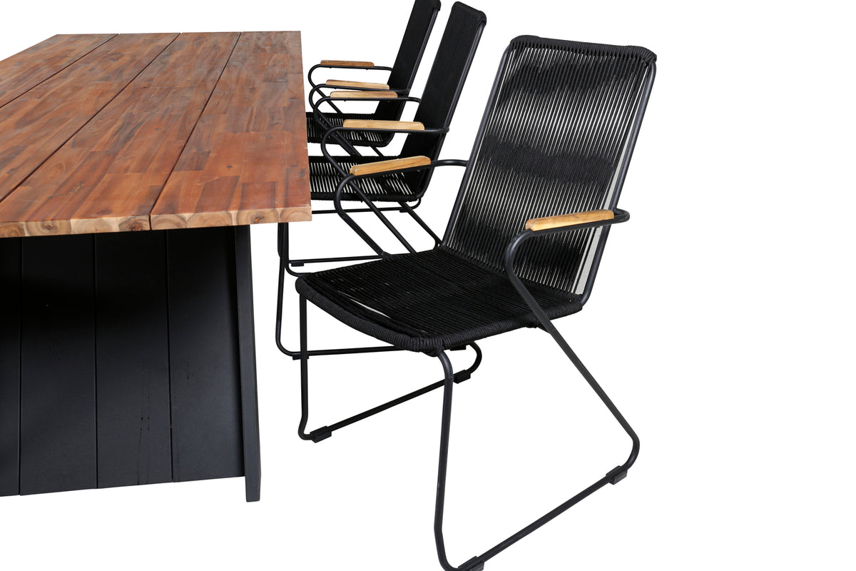 Doory, Bois Spisegrupper Sort Natur