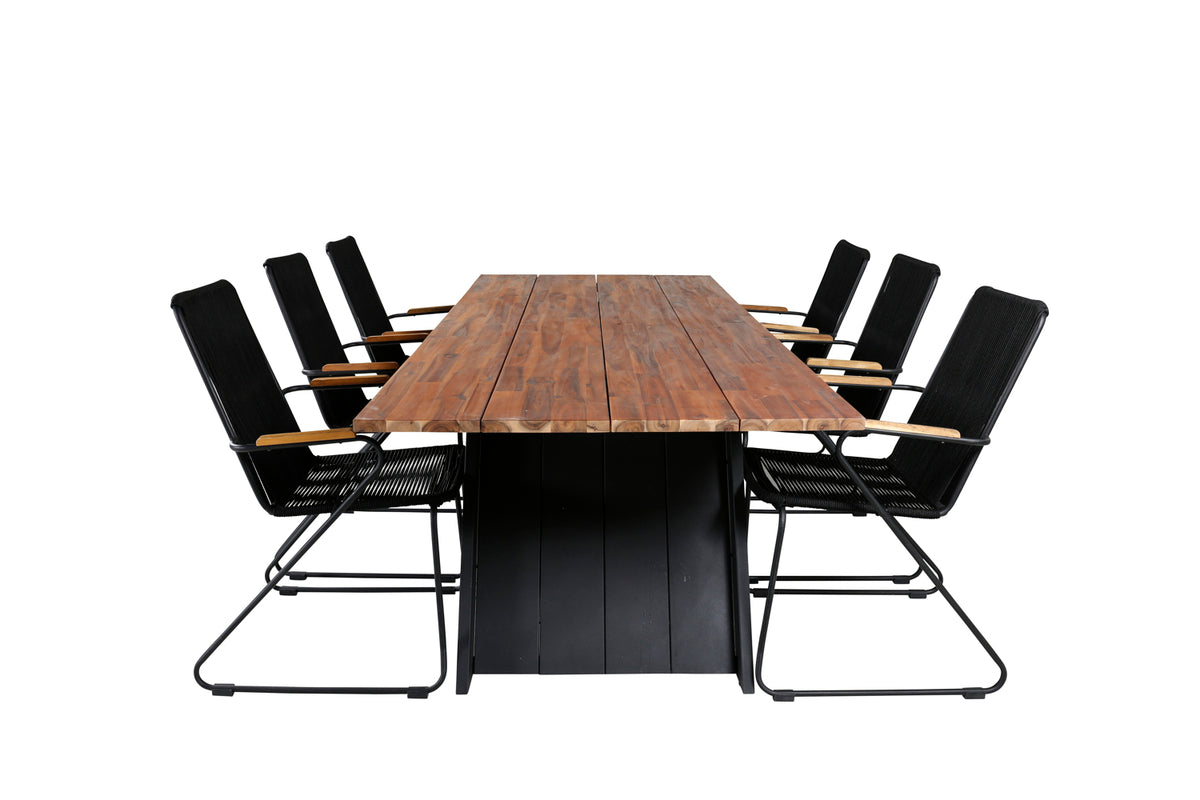 Doory, Bois Spisegrupper Sort Natur