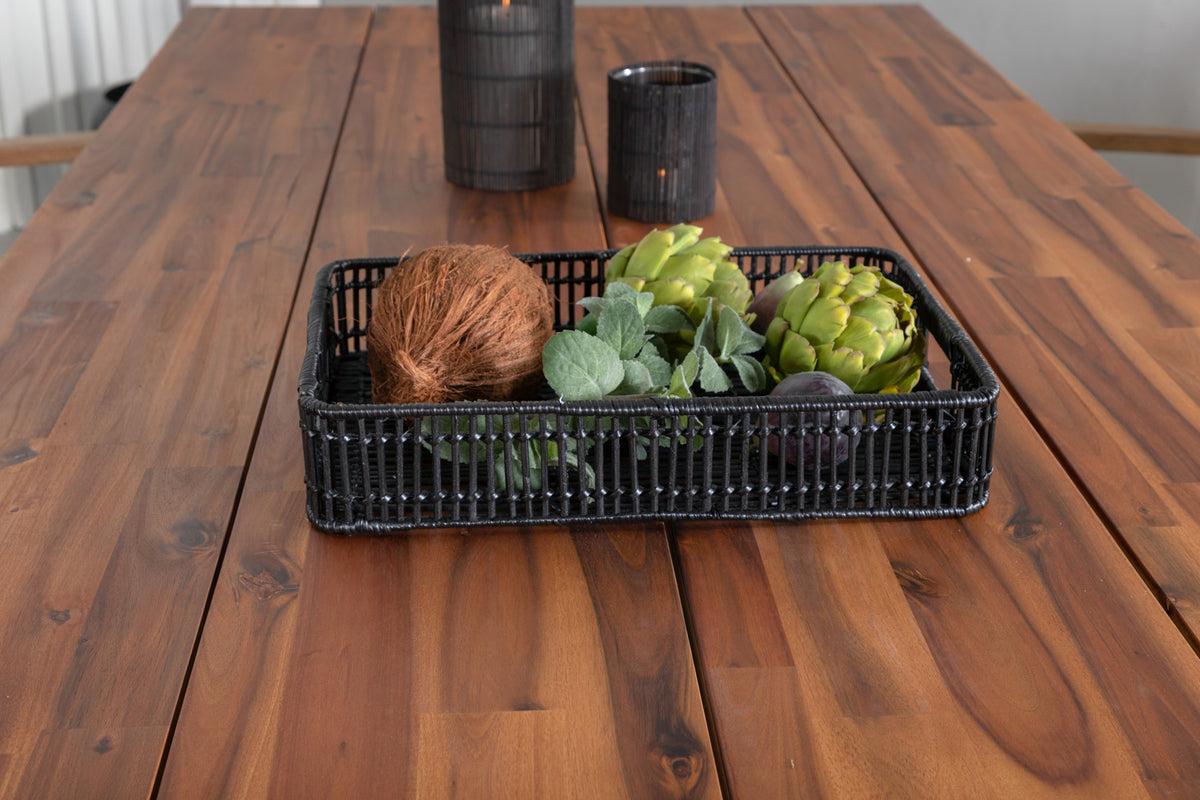 Doory & Little John Spisebord 250x100 + Spisestole Natur