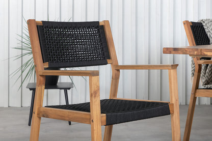 Plankton & Little John Spisebord 220x100 + Spisestole Natur