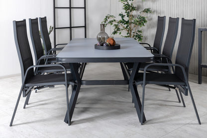 Spisestuesæt Sort Sort