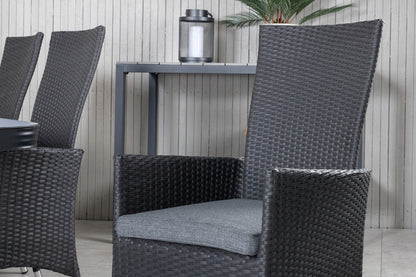 Spisestuesæt Sort Sort