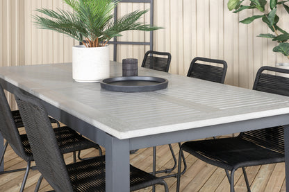 Albany, Lindos Spisegrupper Sort Mørkegrå