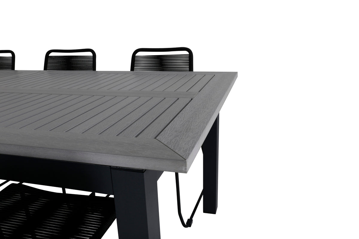 Albany, Lindos Spisegrupper Sort Mørkegrå