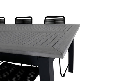 Albany, Lindos Spisegrupper Sort Mørkegrå