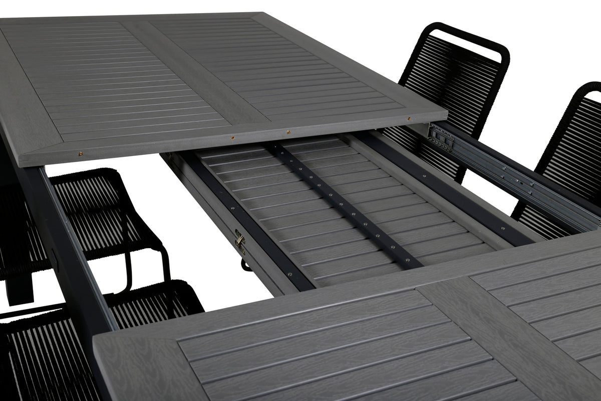 Albany, Lindos Spisegrupper Sort Mørkegrå