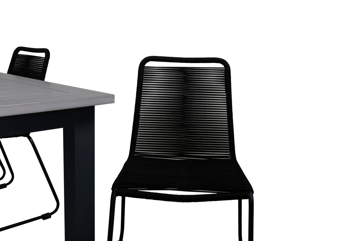 Albany, Lindos Spisegrupper Sort Mørkegrå