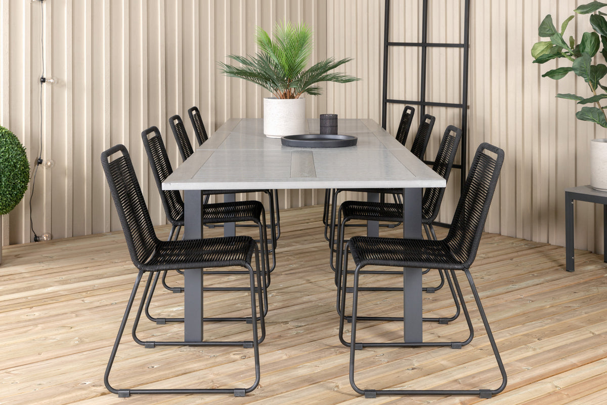 Albany, Lindos Spisegrupper Sort Mørkegrå