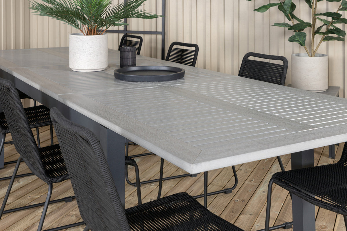 Albany, Lindos Spisegrupper Sort Mørkegrå