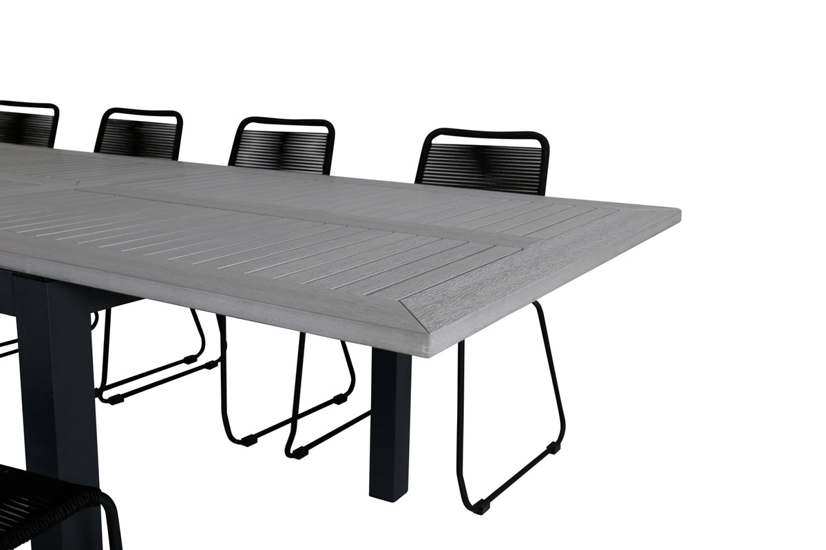 Albany, Lindos Spisegrupper Sort Mørkegrå