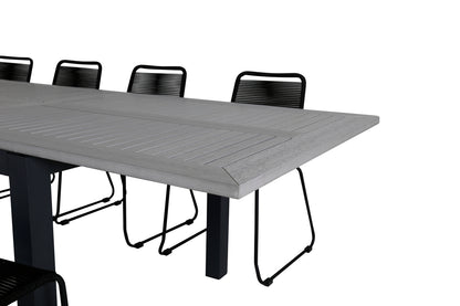 Albany, Lindos Spisegrupper Sort Mørkegrå