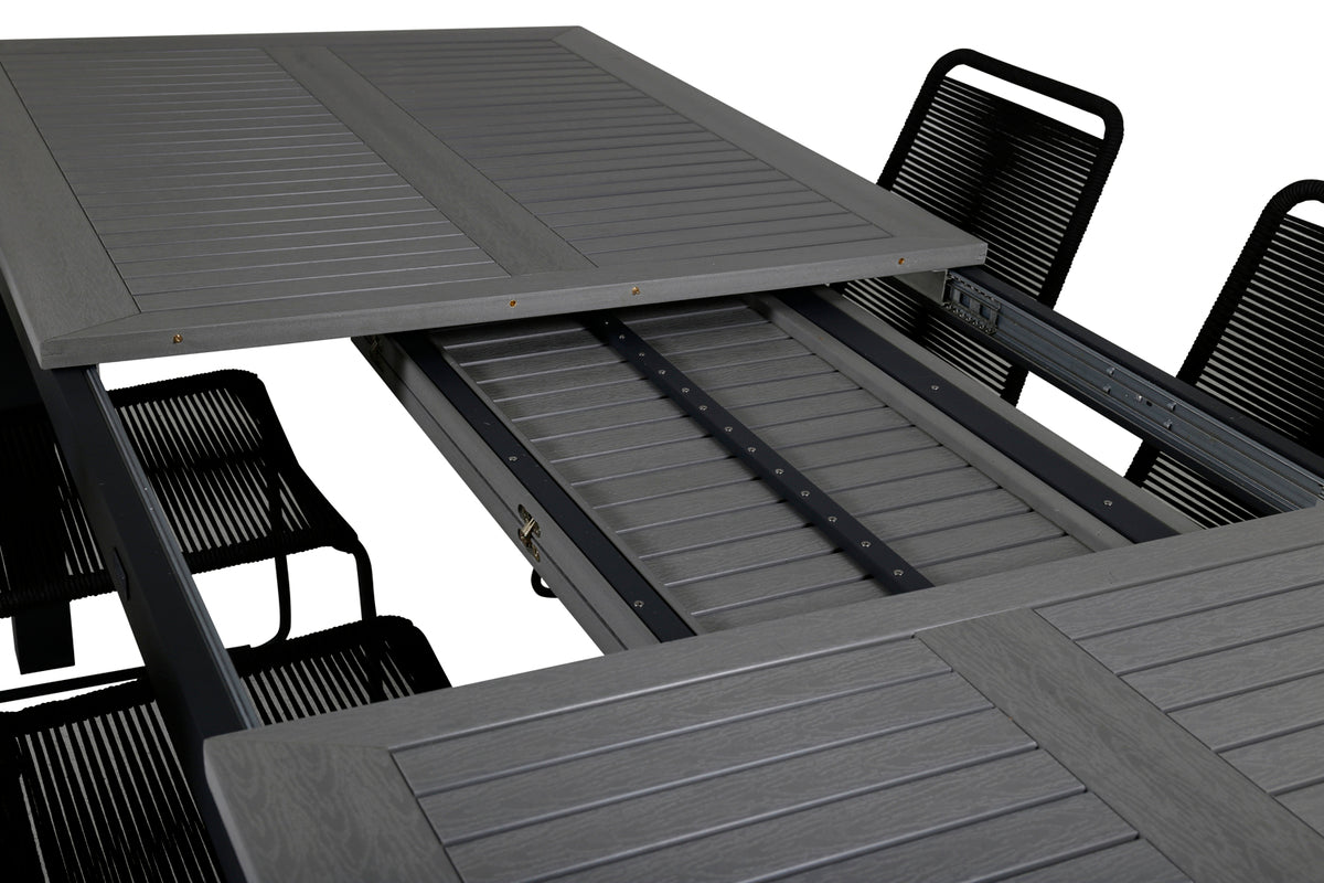 Albany, Lindos Spisegrupper Sort Mørkegrå