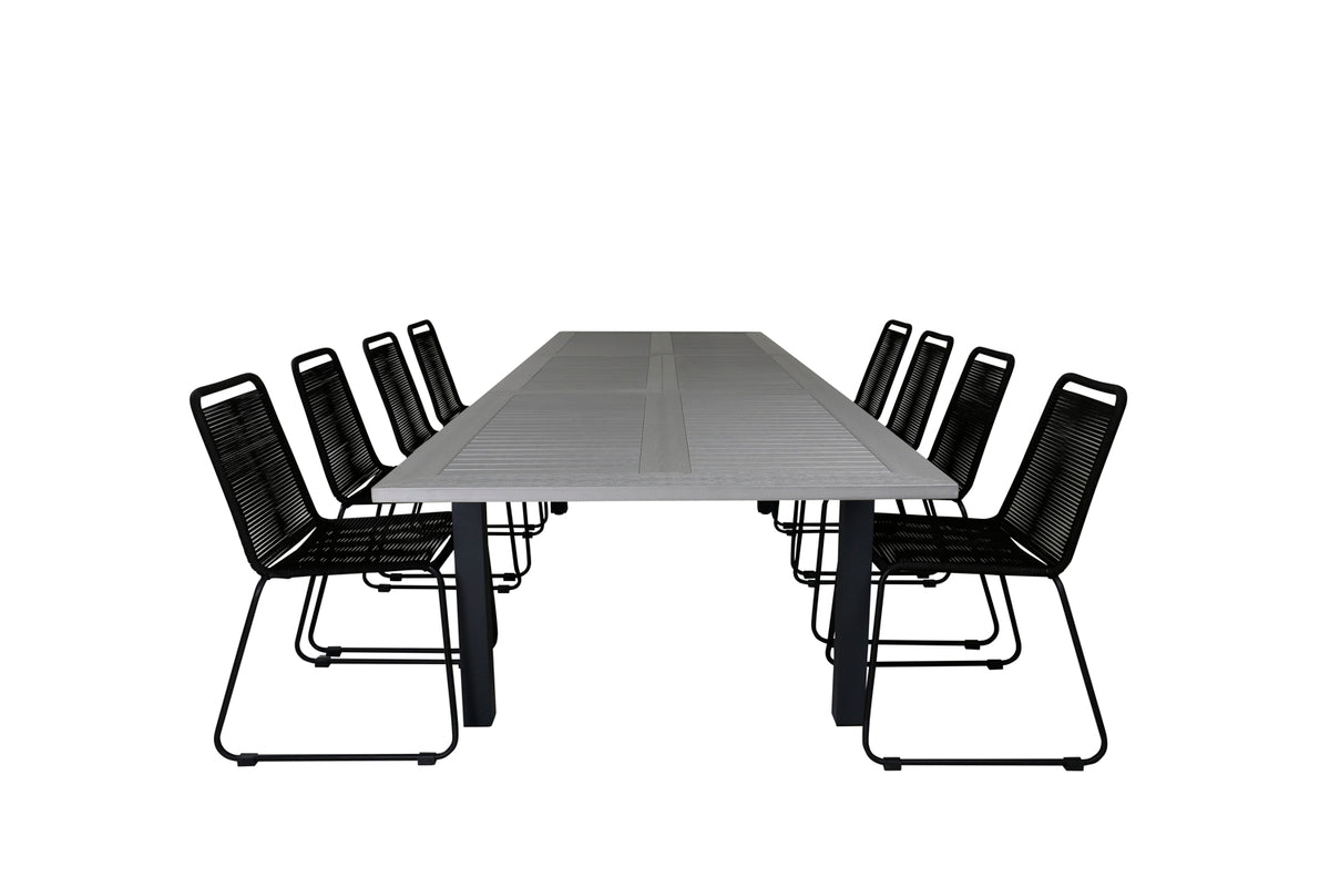 Albany, Lindos Spisegrupper Sort Mørkegrå