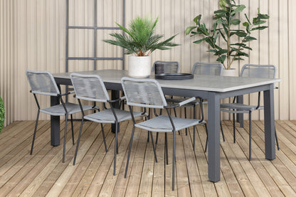 Albany, Lindos Spisegrupper Grå Mørkegrå