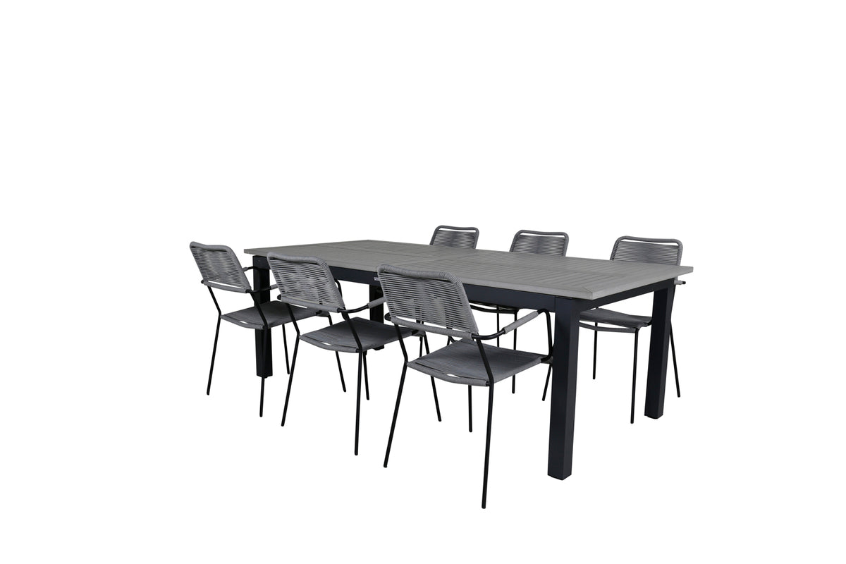 Albany, Lindos Spisegrupper Grå Mørkegrå