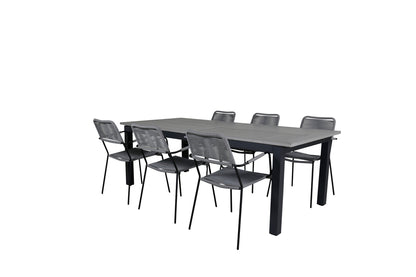 Albany, Lindos Spisegrupper Grå Mørkegrå