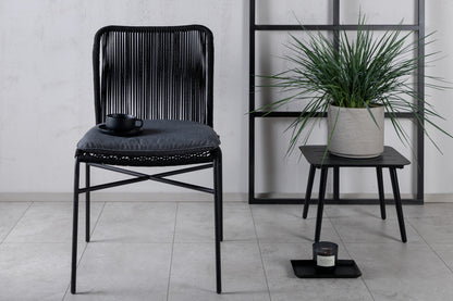 Julian & Levels Spisestole Sort + Spisebord 224x100