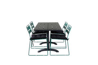 Denver, Lina Spisegrupper Grøn Sort