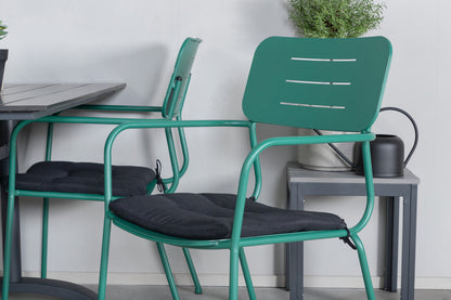 Nicke & Denver Spisestole Grøn + Spisebord 120x70x74