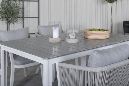 Virya & Levels Spisebordsstole Grå + Spisebord 160x100x75