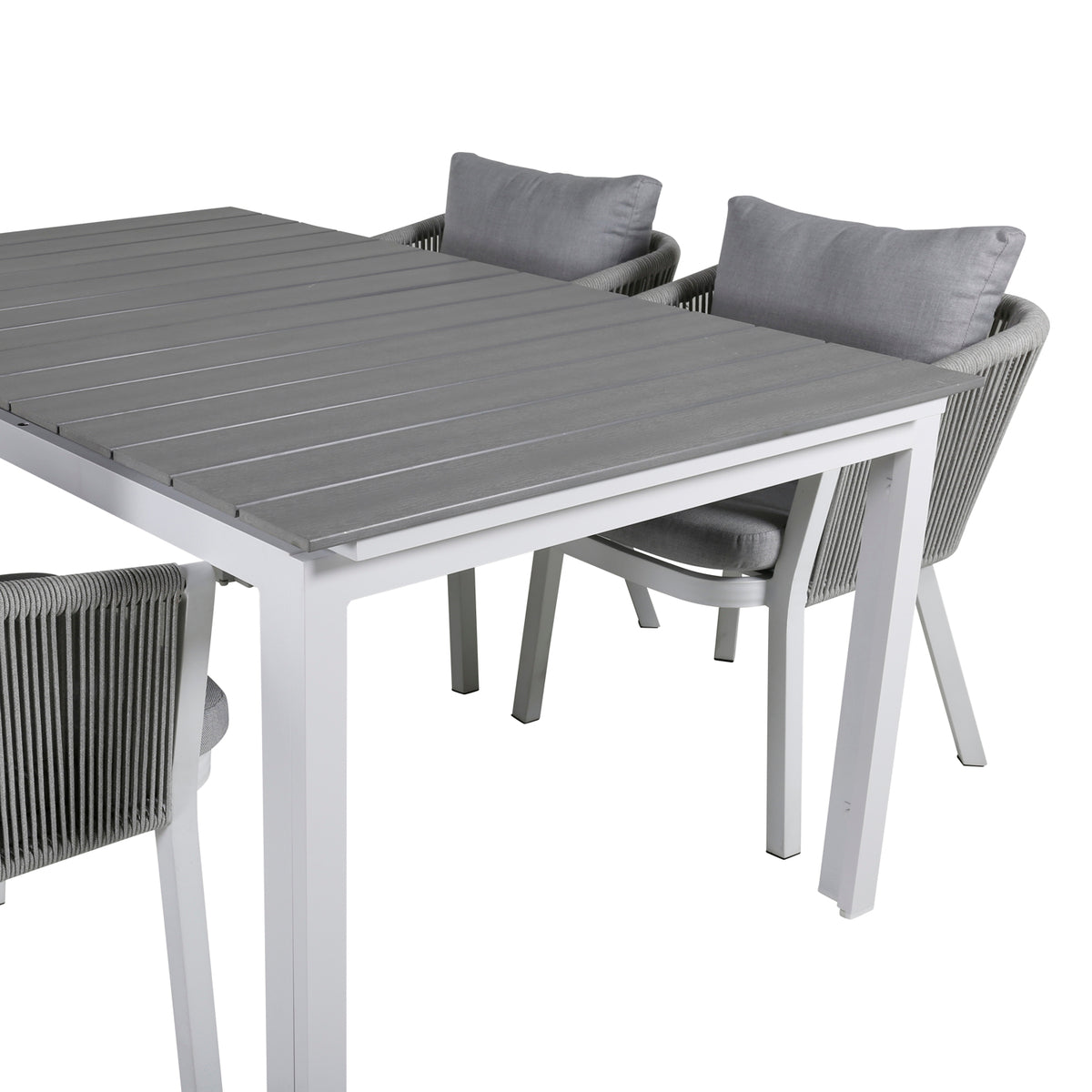 Virya & Levels Spisebordsstole Grå + Spisebord 160x100x75