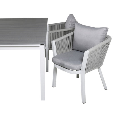 Virya & Levels Spisebordsstole Grå + Spisebord 160x100x75