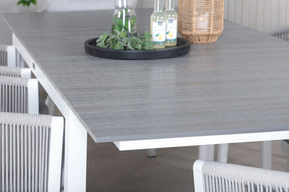 Virya & Levels Spisebordsstole Grå + Spisebord 160x100x75