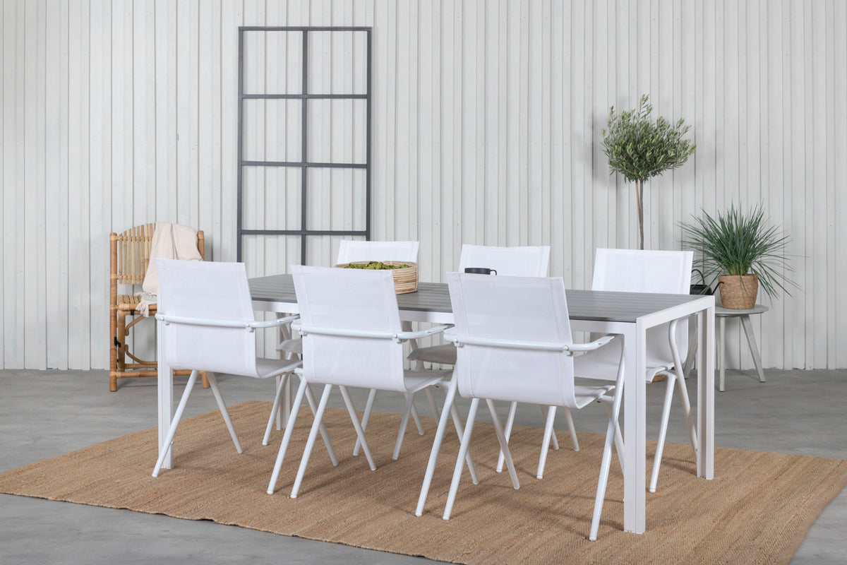 Spisebordsstol 6-pak Hvid +